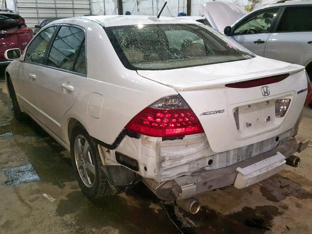 JHMCN36486C000120 - 2006 HONDA ACCORD HYB WHITE photo 3