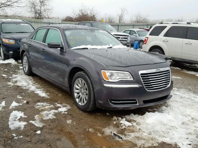 2C3CCAAGXDH626974 - 2013 CHRYSLER 300 GRAY photo 1