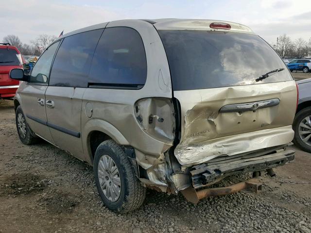 1C4GP45R95B112896 - 2005 CHRYSLER TOWN & COU TAN photo 3