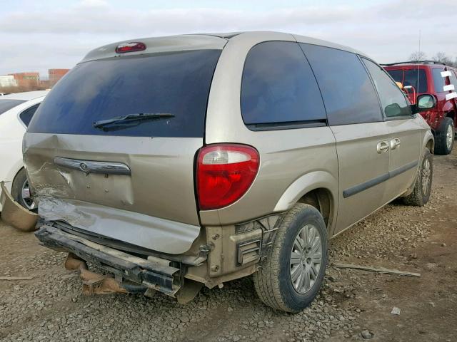 1C4GP45R95B112896 - 2005 CHRYSLER TOWN & COU TAN photo 4