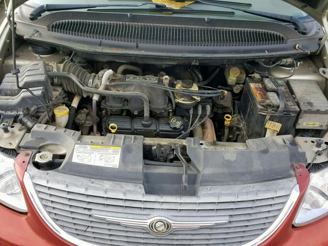 1C4GP45R95B112896 - 2005 CHRYSLER TOWN & COU TAN photo 7