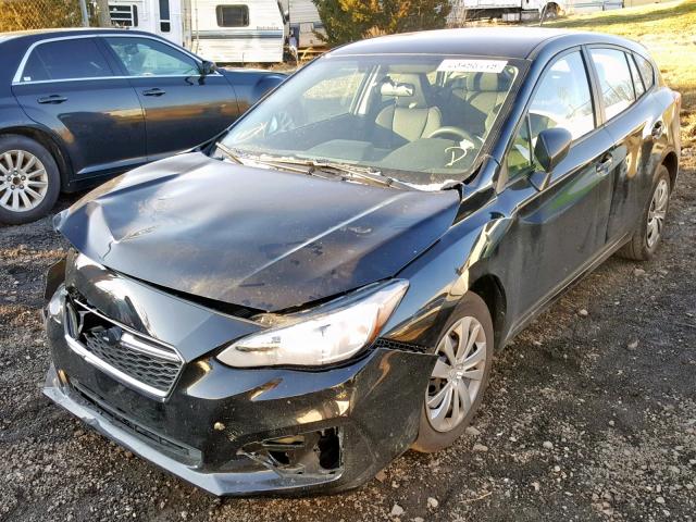 4S3GTAA69K3709350 - 2019 SUBARU IMPREZA BLACK photo 2