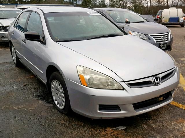 1HGCM56107A103360 - 2007 HONDA ACCORD VAL GRAY photo 1