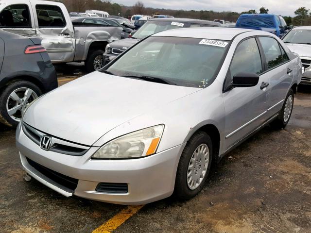 1HGCM56107A103360 - 2007 HONDA ACCORD VAL GRAY photo 2