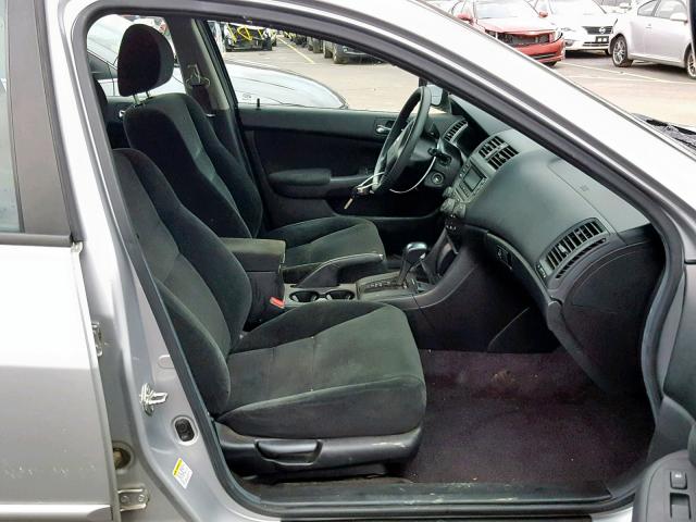 1HGCM56107A103360 - 2007 HONDA ACCORD VAL GRAY photo 5