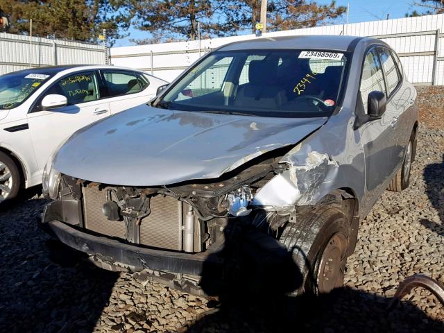 JN8AS58V09W450211 - 2009 NISSAN ROGUE S SILVER photo 2