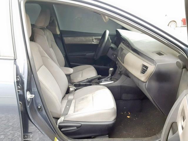 5YFBURHE4FP285415 - 2015 TOYOTA COROLLA L BLUE photo 5