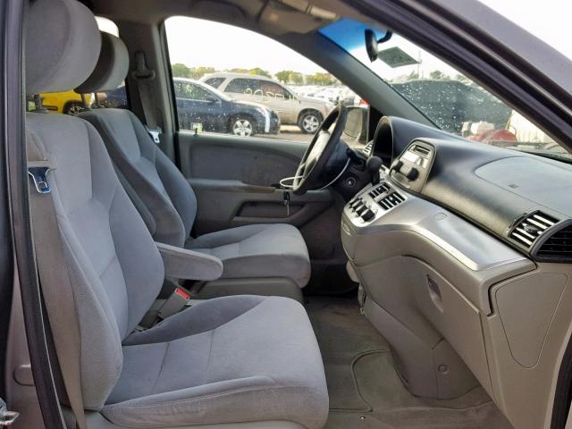 5FNRL38208B047774 - 2008 HONDA ODYSSEY LX GRAY photo 5