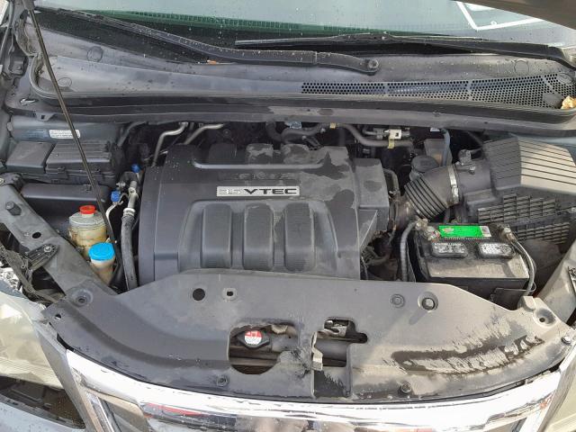 5FNRL38208B047774 - 2008 HONDA ODYSSEY LX GRAY photo 7