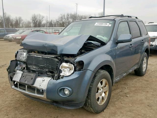 1FMCU0EG5CKC62348 - 2012 FORD ESCAPE LIM BLUE photo 2