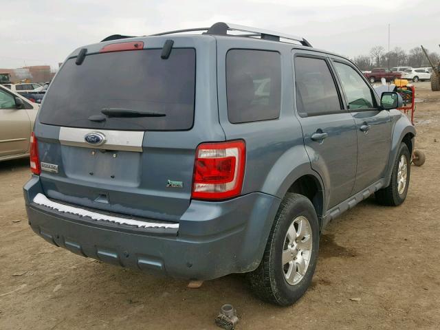 1FMCU0EG5CKC62348 - 2012 FORD ESCAPE LIM BLUE photo 4