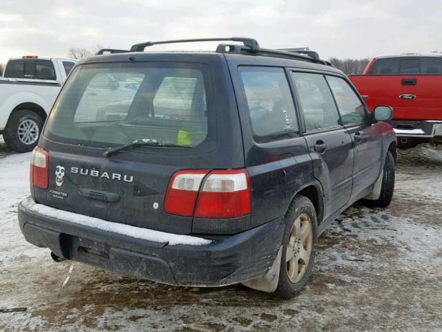 JF1SF65671H768848 - 2001 SUBARU FORESTER S BLACK photo 4