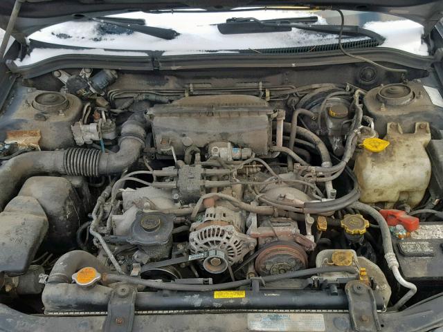 JF1SF65671H768848 - 2001 SUBARU FORESTER S BLACK photo 7