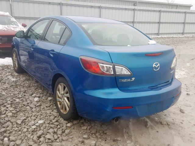 JM1BL1V7XC1624852 - 2012 MAZDA 3 I BLUE photo 3