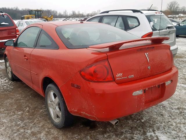 1G2AL15F677231893 - 2007 PONTIAC G5 RED photo 3