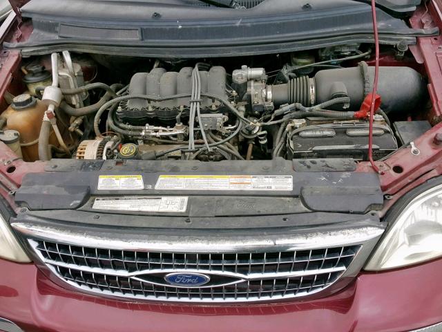 2FMDA5345YBA39280 - 2000 FORD WINDSTAR S BURGUNDY photo 7