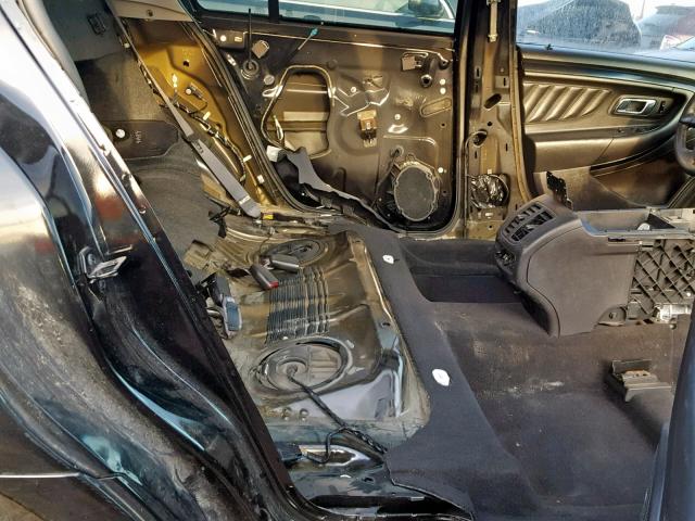 1FAHP2KT1AG109566 - 2010 FORD TAURUS SHO BLACK photo 6