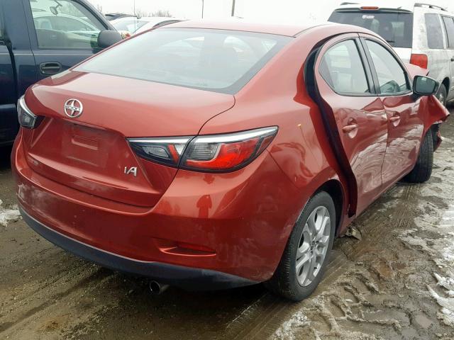 3MYDLBZV2GY139938 - 2016 TOYOTA SCION IA RED photo 4