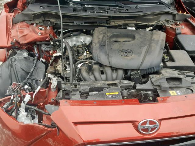 3MYDLBZV2GY139938 - 2016 TOYOTA SCION IA RED photo 7