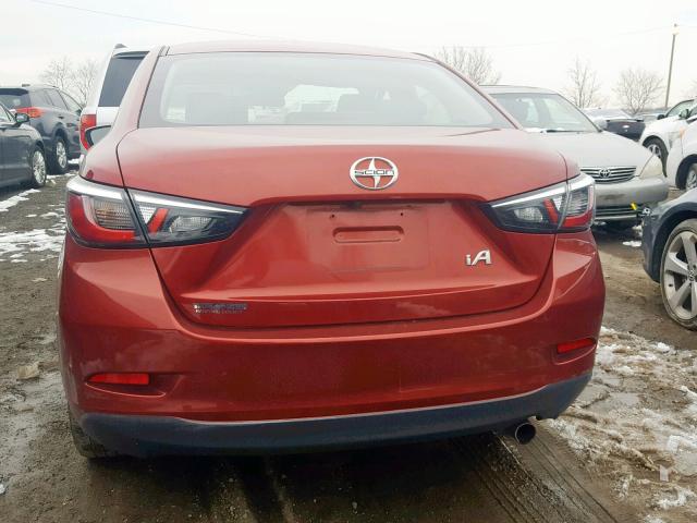 3MYDLBZV2GY139938 - 2016 TOYOTA SCION IA RED photo 9