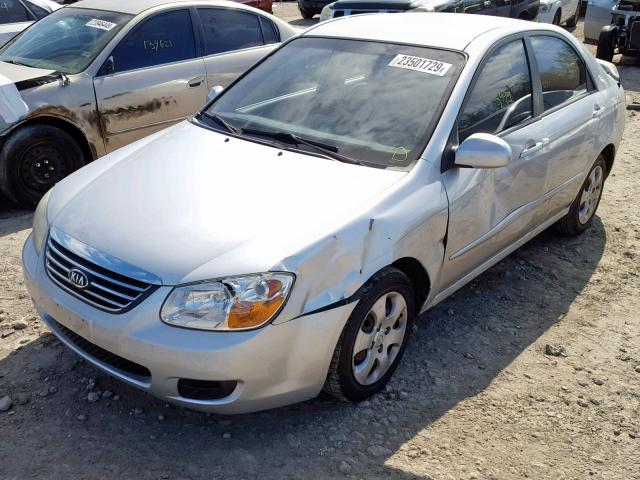 KNAFE121085555792 - 2008 KIA SPECTRA EX SILVER photo 2