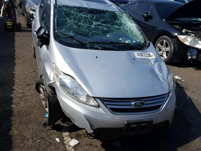 3FADP4BJ9DM144214 - 2013 FORD FIESTA SE SILVER photo 9