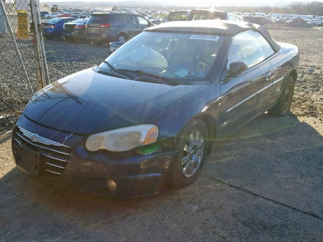 1C3EL65R64N128408 - 2004 CHRYSLER SEBRING LI BLUE photo 2