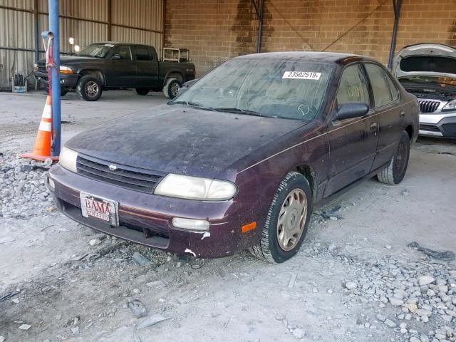 1N4BU31D1VC268454 - 1997 NISSAN ALTIMA XE MAROON photo 2