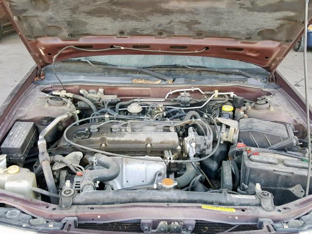 1N4BU31D1VC268454 - 1997 NISSAN ALTIMA XE MAROON photo 7