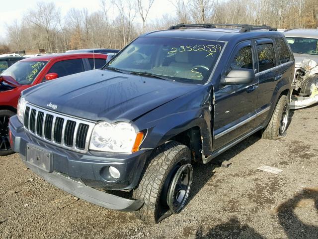 1J8HR58287C590431 - 2007 JEEP GRAND CHER BLUE photo 2