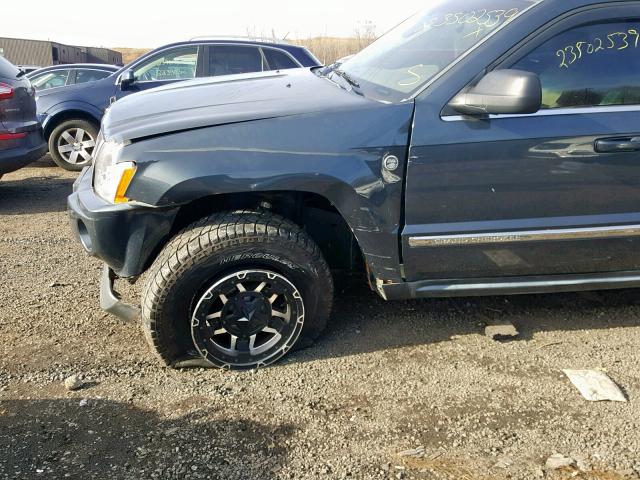 1J8HR58287C590431 - 2007 JEEP GRAND CHER BLUE photo 9