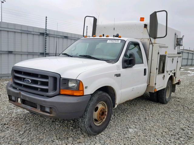1FDWF36L9XEA77499 - 1999 FORD F350 SUPER WHITE photo 2