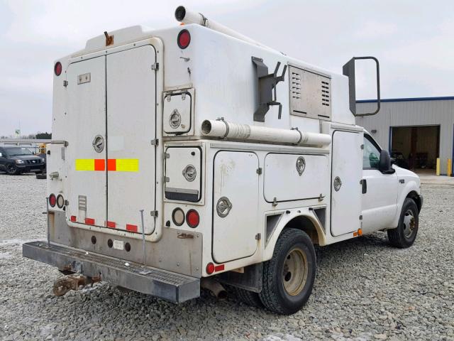 1FDWF36L9XEA77499 - 1999 FORD F350 SUPER WHITE photo 4