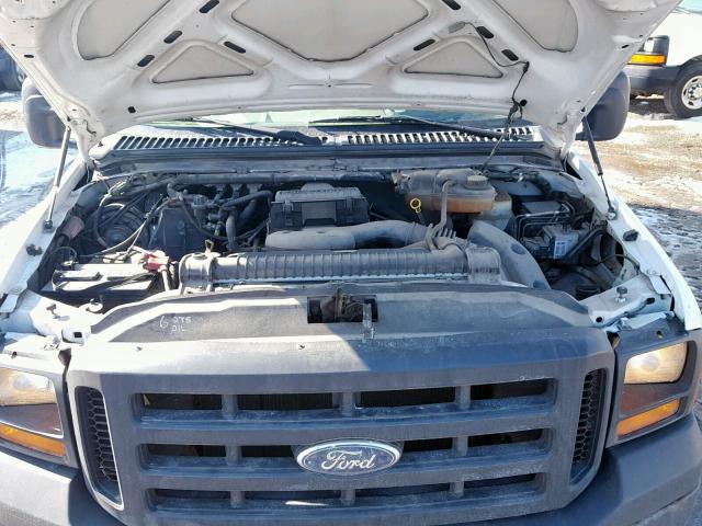 1FDSF30526EC12023 - 2006 FORD F350 SRW S WHITE photo 7