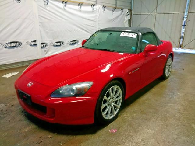 JHMAP21427S004058 - 2007 HONDA S2000 RED photo 2