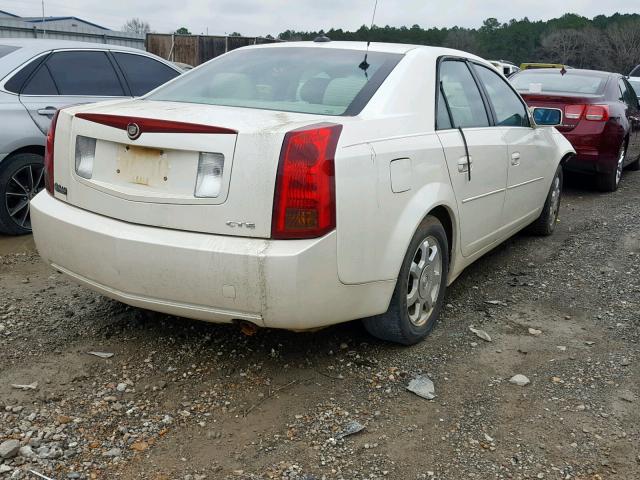 1G6DM577540120181 - 2004 CADILLAC CTS WHITE photo 4