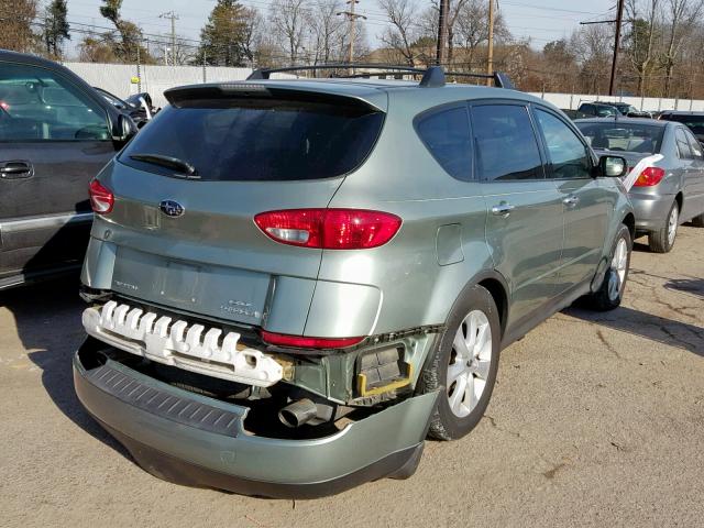 4S4WX83C964417804 - 2006 SUBARU B9 TRIBECA GREEN photo 4