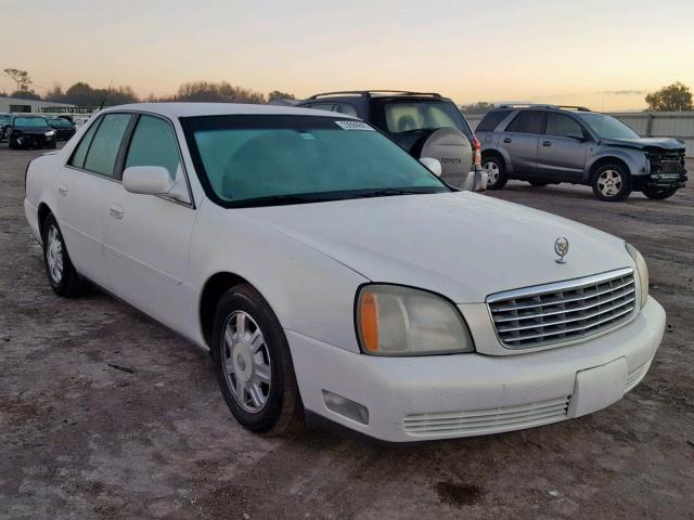 1G6KD54YX4U198839 - 2004 CADILLAC DEVILLE WHITE photo 1