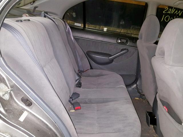 1HGES26734L014545 - 2004 HONDA CIVIC EX ნაცრისფერი ფოტო 6