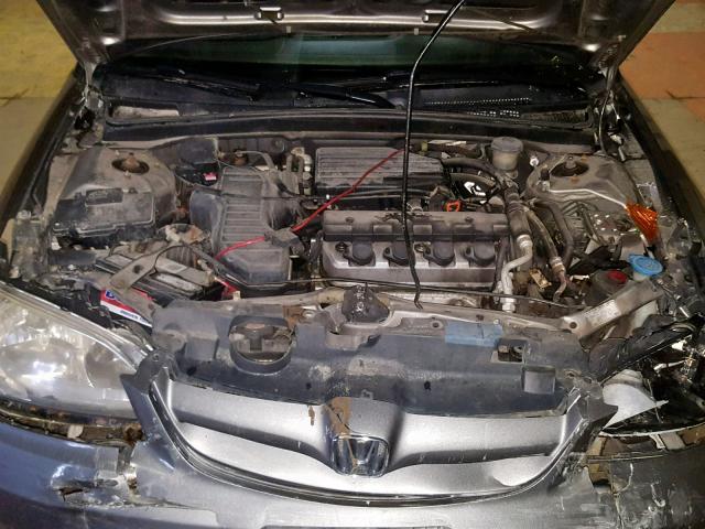 1HGES26734L014545 - 2004 HONDA CIVIC EX ნაცრისფერი ფოტო 7