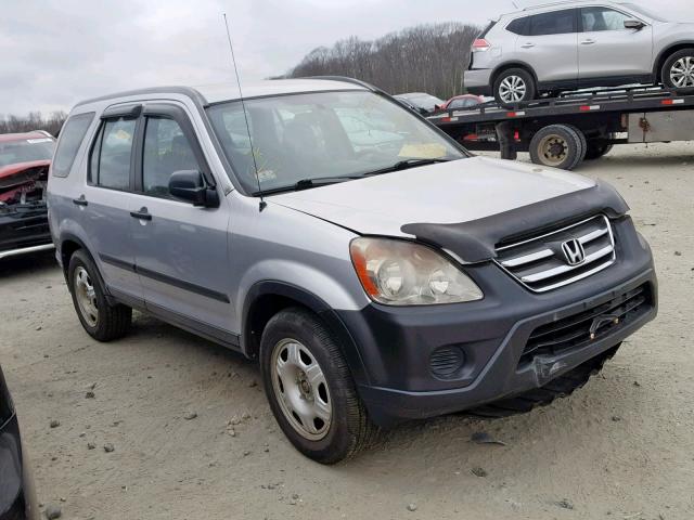 SHSRD78546U419704 - 2006 HONDA CR-V LX SILVER photo 1