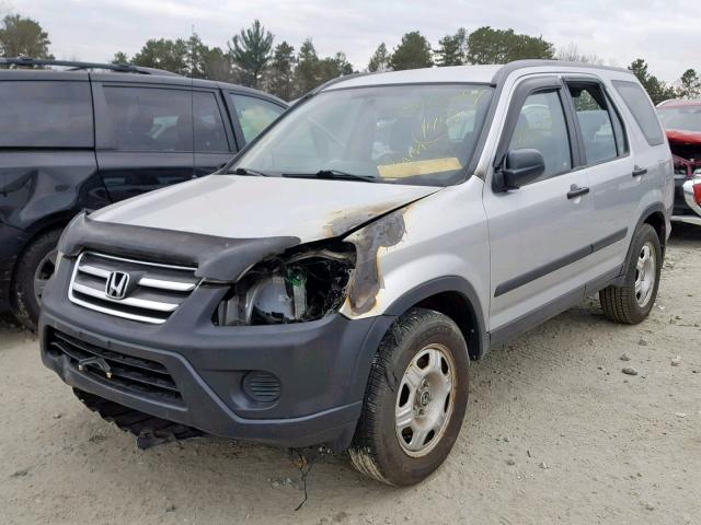 SHSRD78546U419704 - 2006 HONDA CR-V LX SILVER photo 2