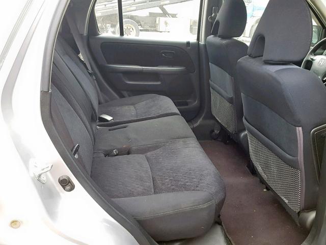 SHSRD78546U419704 - 2006 HONDA CR-V LX SILVER photo 6