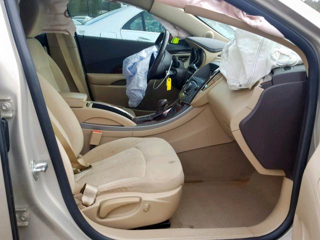 1G4GB5E36CF139474 - 2012 BUICK LACROSSE C GOLD photo 5