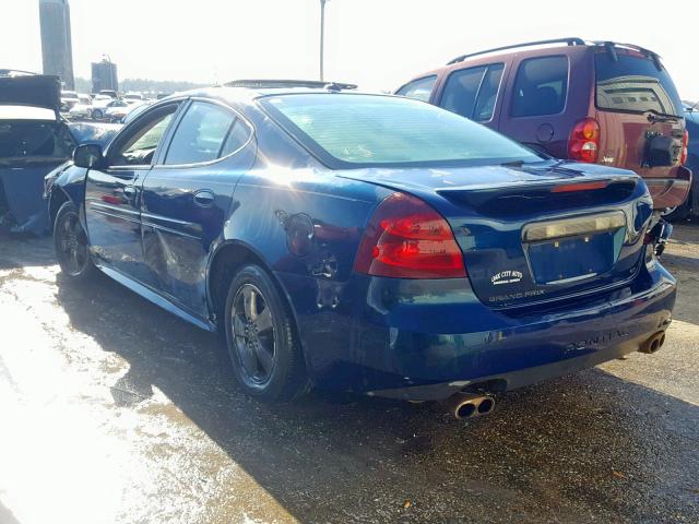 2G2WS522151241484 - 2005 PONTIAC GRAND PRIX BLUE photo 3
