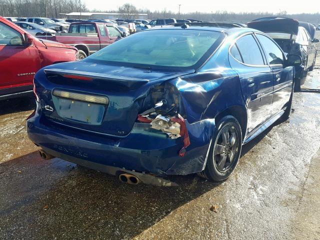 2G2WS522151241484 - 2005 PONTIAC GRAND PRIX BLUE photo 4