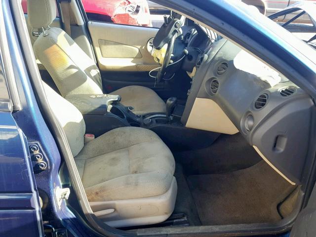 2G2WS522151241484 - 2005 PONTIAC GRAND PRIX BLUE photo 5