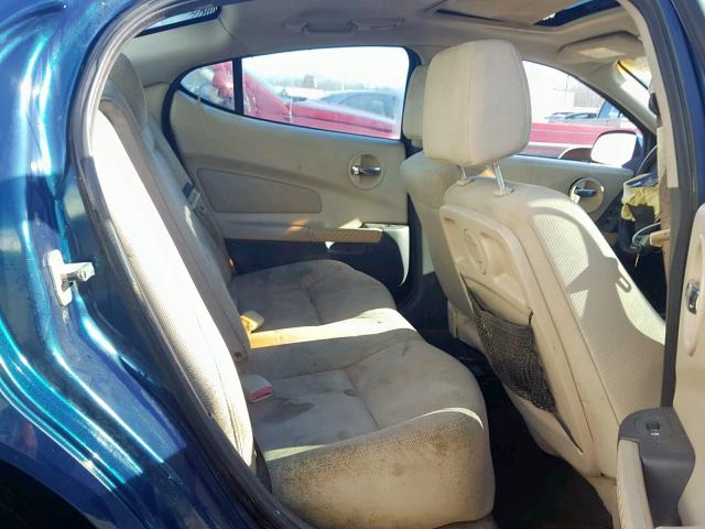 2G2WS522151241484 - 2005 PONTIAC GRAND PRIX BLUE photo 6