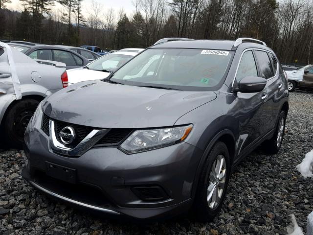 5N1AT2MK0FC821749 - 2015 NISSAN ROGUE S GRAY photo 2