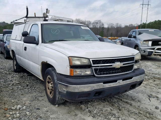 1GCEC14X37Z149390 - 2007 CHEVROLET SILVERADO WHITE photo 1